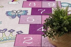 Dywany Łuszczów AKCE: 120x170 cm Dětský kusový koberec Bambino 2285 Hopscotch pink 120x170
