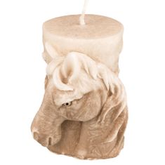 AROMKA Přírodní vonná svíčka palmová - AROMKA - Kůň válec-hnědobílý