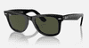 Ray-Ban Wayfarer Unisex L černá/zelená sluneční brýle 