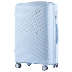 Wings Cestovní kufr Wings L, polypropylen, světle modrý
