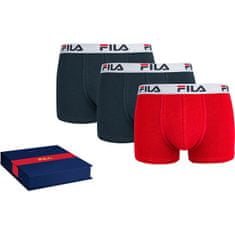 FILA 3 PACK - pánské boxerky FUB5230/3-999 (Velikost XL)