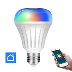 BOT LED Chytrá žárovka RGB s funkcí projektoru hvězd a hudebním módem WiFi 600lm / 5W