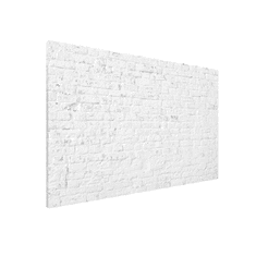 Allboards ALLboards magnetický obraz na stěnu bez rámu 40 x 60 cm - fotoobraz bílá cihlová zeď