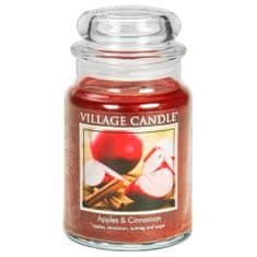 Village Candle Vonná svíčka - Jablko a skořice Doba hoření: 105 hodin