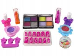 Lean-toys Make-Up Sada Pro Děti Kufřík Růžový