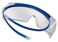 Uvex Brýle přes korekční brýle Super OTG, PC čirý/UV 2-1,2; SV. excellence/integr. boční ochrana/ hi-res, rám./modrá
