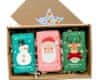 Castelbel Dárková krabička vánočních mýdel 3x 150 g