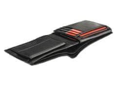 Pierre Cardin Pánská kožená peněženka Pierre Cardin Samuel, černo-červená