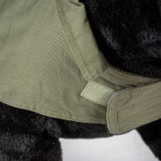 Duvo+ vesta pro psy na styl trenčkotu XL 70cm zelená