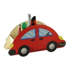 MPM QUALITY Carito - dětský dřevěný stojánek, auto
