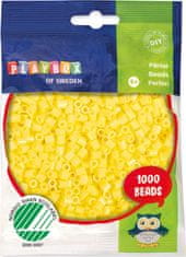 PLAYBOX Zažehlovací korálky pastelové - žluté 1000ks