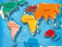 Joko Sada plastelíny a vykrajovátek Mapa světa