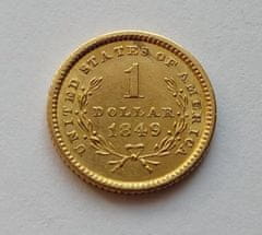 INTEREST Zlatý - 1 Dollar 1849.