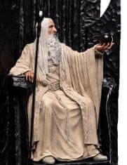 Weta Workshop Weta Workshop The Lord of the Rings - Saruman the White on Throne Statue 1:6 - 110cm