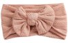 Dětská bavlněná mašlička na vlasy PIN-UP, univerzální velikost, 2x17 cm, růžová