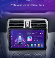 2GB Autorádio Subaru Forester 2000-2008 Android s GPS navigací, WIFI, USB, Bluetooth, Android rádio Subaru Forester SG 2000-2008