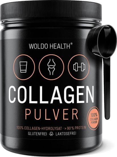WoldoHealth® WoldoHealth Čistý kolagen hovězí, 500g