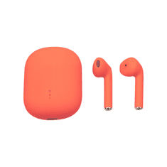 setty. Bluetooth sluchátka TWS s nabíjecím pouzdrem STWS-110 Orange oranžová (GSM165737)