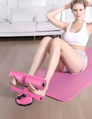 EXCELLENT Fitness posilovač břišních svalů - Růžový