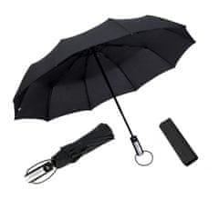 APT Skládací deštník černý 100 cm
