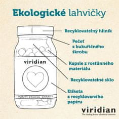 VIRIDIAN nutrition Garlic (Česnek) Organic, 500 mg, 90 kapslí