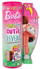 Barbie Cutie Reveal Barbie v kostýmu - kotě v červeném kostýmu pandy HRK22
