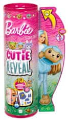 Barbie Cutie Reveal Barbie v kostýmu - medvídek v modrém kostýmu delfína HRK22