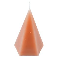 Homea Dekorační svíčka ve tvaru pyramidy ARTY barva růžová