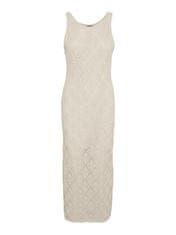 Vero Moda Dámské šaty VMRIVIERA Regular Fit 10302972 Birch (Velikost L)