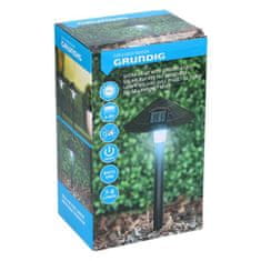 Grundig Solární LED lampa zahradní 15x15x38 cm