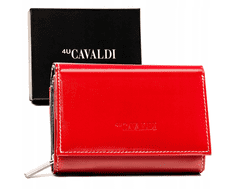 4U Cavaldi Klasická dámská kožená peněženka na patentku