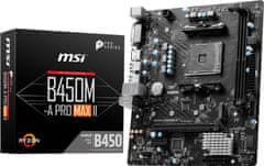 MSI B450M-A PRO MAX II - AMD B450