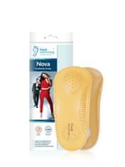 Foot Morning Nova kožené 2/3 ortopedické pohodlné vložky do bot velikost 44