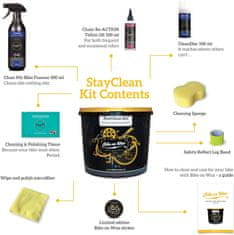 Kaps Stay Clean Kit 9 ks profesionální prémiová sada pro čištění kola