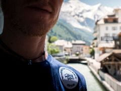 Compressport Training Tshirt SS Badges - Mont Blanc 2020 Blue M