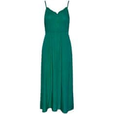 Pieces Dámské šaty PCNYA Long Line Fit 17135286 Pepper Green (Velikost XS)