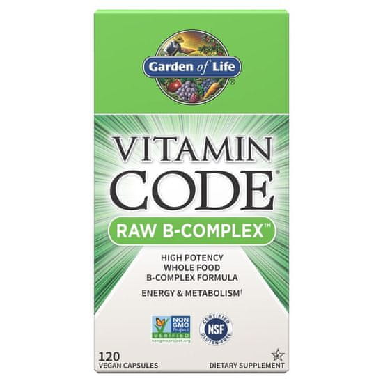 Garden of Life Doplňky stravy Garden of Life Vitamin Code Raw B-complex (120 kapslí) 3413