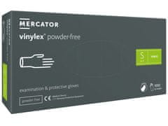 MERCATOR MEDICAL VINYLEX POWDER FREE - Vinylové rukavice (bez pudru) bílé, 100 ks, R-010, S