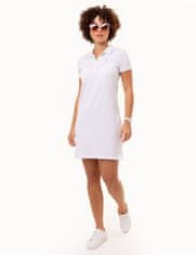 U.S. Polo Assn. Dámské šaty Dot Polo bílé s puntíky S