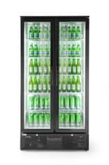Arktic Zadní barová dvoudveřová chladnička, Arktic, 384L, Černá, 220-240V/365W, 940x635x(H)1983mm - 233931