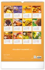 Presco Publishing NOTIQUE Nástěnný Včelařský kalendář 2025, 33 x 46 cm