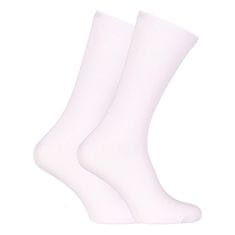 Nedeto 3PACK ponožky vysoké bambusové bílé (3PBV02) - velikost L