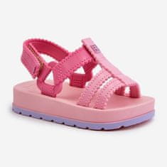 Zaxy Dětské voňavé sandály na suchý zip ZAXY LL385027 Pink velikost 27