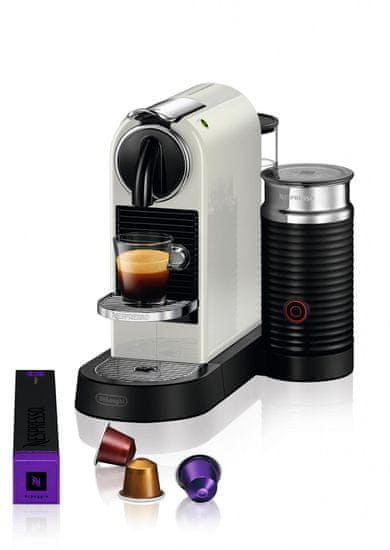 Nespresso kávovar na kapsle De´Longhi Citiz&Milk, bílý EN267.WAE