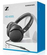 Sennheiser HD 400S sluchátka s mikrofonem, černá