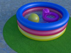 Betap Umělá tráva pod bazén Sporting s nopy KRUH (vhodný jako bazénová podložka) – na ven i na doma 100x100 (průměr) kruh