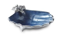 Julia Knight Miska ve tvaru mušle SCALLOP modrá 11 x 11 cm