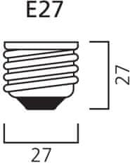 Diolamp  LED Mini Globe Filament žárovka čirá P45 7W/230V/E27/4000K/900Lm/360°
