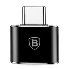 BASEUS adaptér USB / USB Type-C OTG, černý