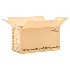Greatstore Kartónové krabice na stěhování XXL 100 ks 60 x 33 x 34 cm